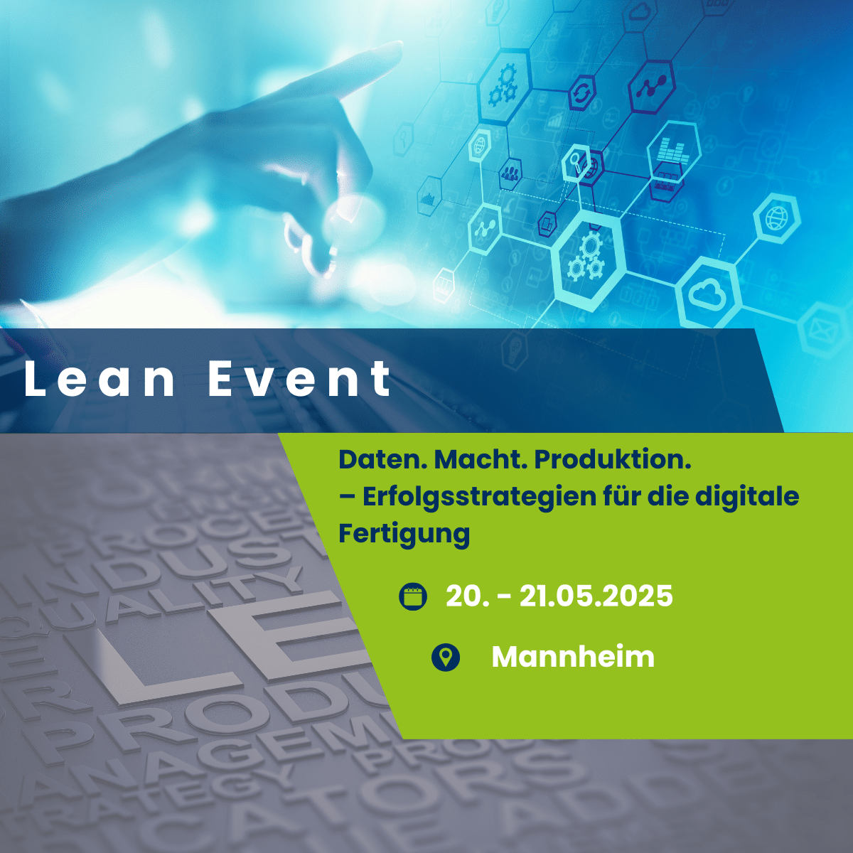 Lean Event Daten Macht Produktion de