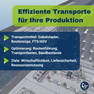 Effiziente Transporte für Ihre Produktion